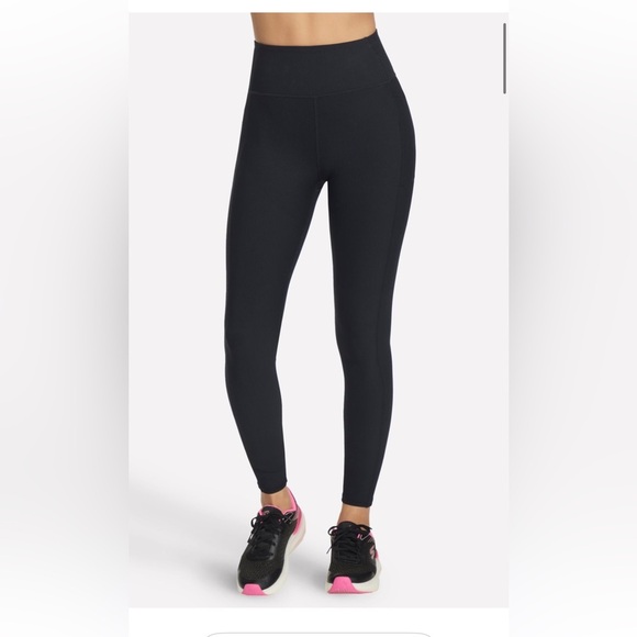 Skechers Pants - Skechers XL Black Ribbed High waisted Women's Leggings NWOT